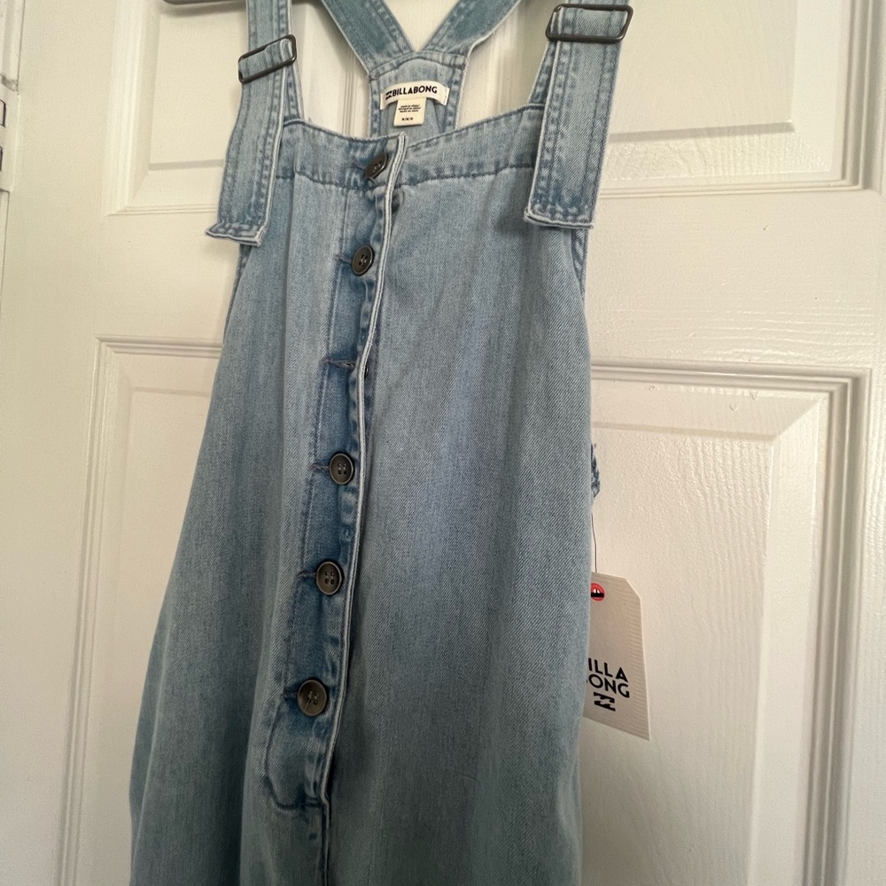 Billabong Light Denim Overalls- Never Worn
